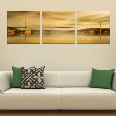 0302 Wall art decoration (set of 3 pieces) Istanbul