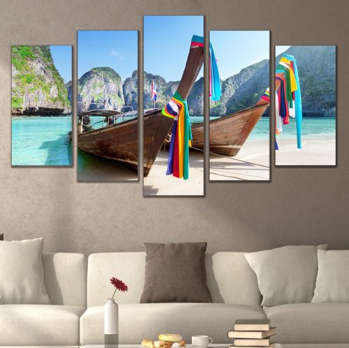0902 Wall art decoration (set of 5 pieces) Loads