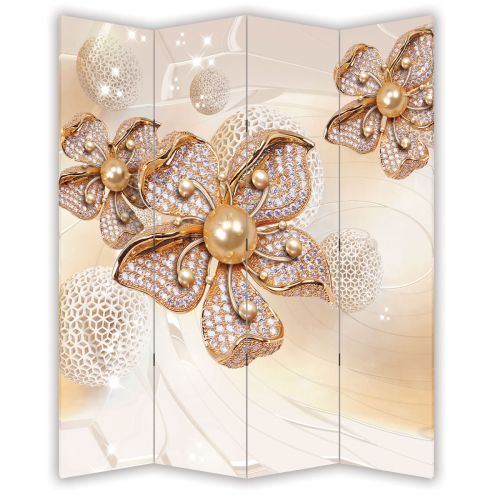 P9093 Decorative Screen Room divider Jewelry and spheres (3,4,5 or 6 panels)