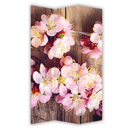 P0844 Decorative Screen Room divider Branch with pink blossoms (3,4,5 or 6 panels)