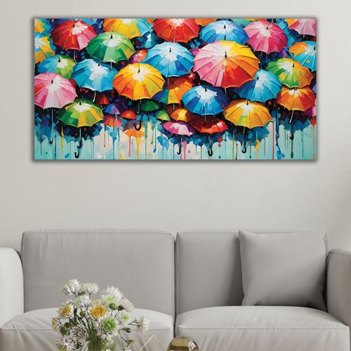 1038 Wall art decoration Colorful umbrellas