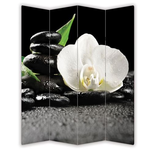 P0355 Decorative Screen Room divider White orchid (3,4,5 or 6 panels)