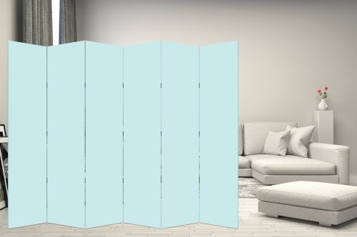 P7001 Decorative Screen Room divider Pastel blue (3,4,5 or 6 panels)