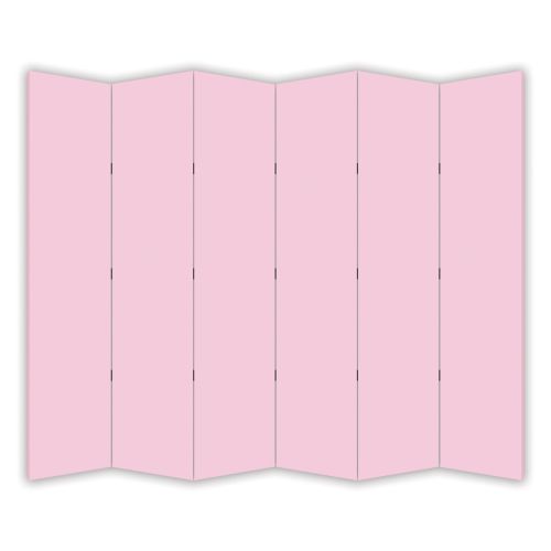 P7004 Decorative Screen Room divider Pastel pink (3,4,5 or 6 panels)