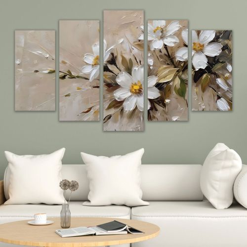 Canvas wall art with lilac