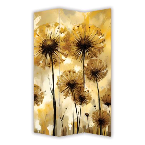 P1053 Decorative Screen Room divider Abstraction with dandelions (3,4,5 or 6 panels)