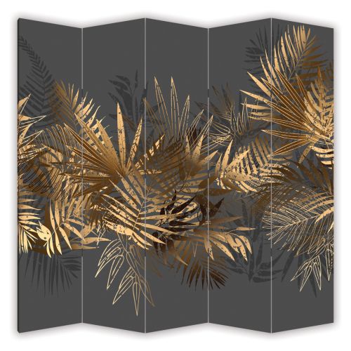 P0835 Decorative Screen Room divider Golden leaves (3,4,5 or 6 panels)