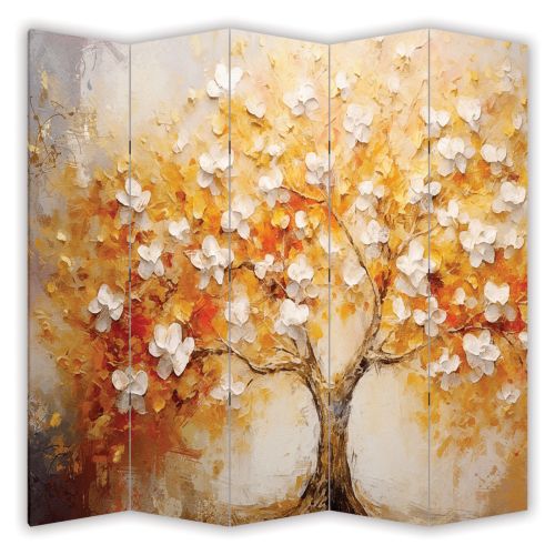 P0929 Decorative Screen Room divider Blooming tree (3,4,5 or 6 panels)