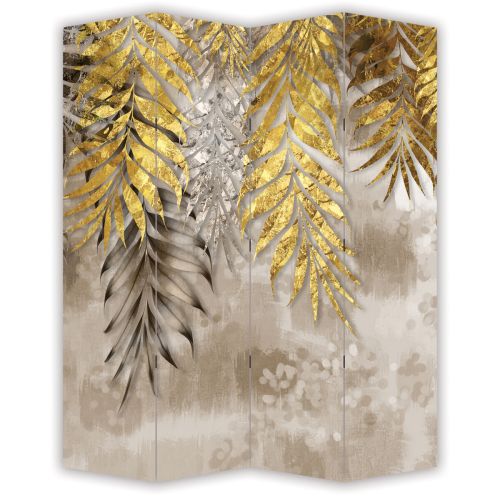 P0953 Decorative Screen Room divider Golden leaves (3,4,5 or 6 panels)