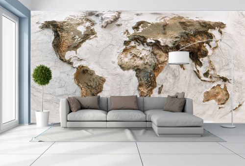 T9232 Wallpaper Map of the world