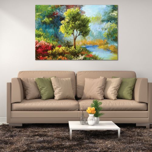 0976 Wall art decoration Colorful landscape