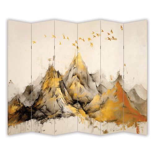 P9245 Decorative Screen Room divider Abstractион Mountain(3,4,5 or 6 panels)