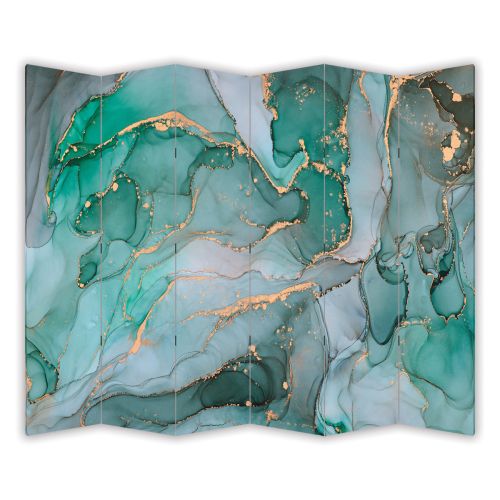 P0987 Decorative Screen Room divider  Abstraction with flowing colors (3,4,5 or 6 panels)