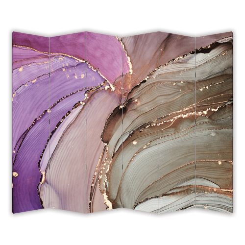 P9248 Decorative Screen Room divider  Abstraction with flowing colors (3,4,5 or 6 panels)