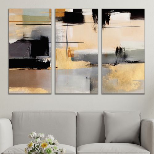 1013 Wall art decoration (set of 3 pieces) Abstraction