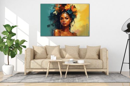 1015 Wall art decoration Beautiful girl