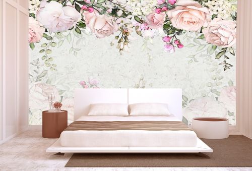 T9265 Wallpaper Vintage Roses