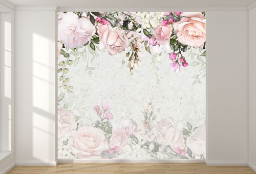 T9265 Wallpaper Vintage Roses