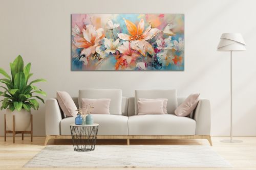 1017_1 Wall art decoration Flowers art