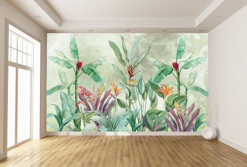 T9267 Wallpaper Tropical leaves