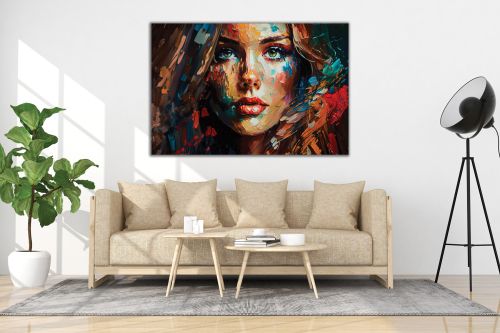 1025 Wall art decoration Beautiful girl