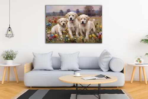 1033 Wall art decoration  Cute dogs