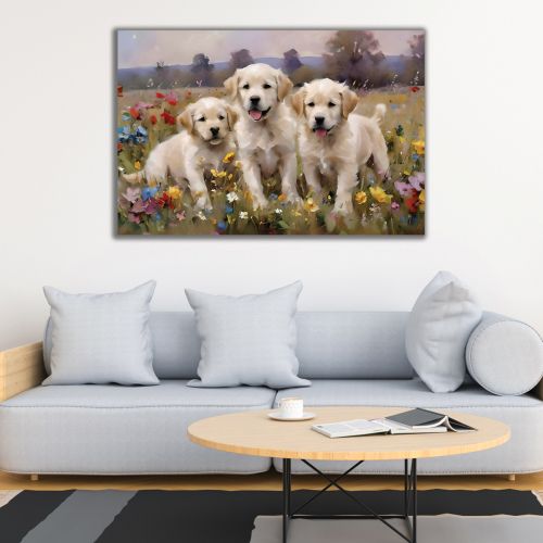 1033 Wall art decoration  Cute dogs