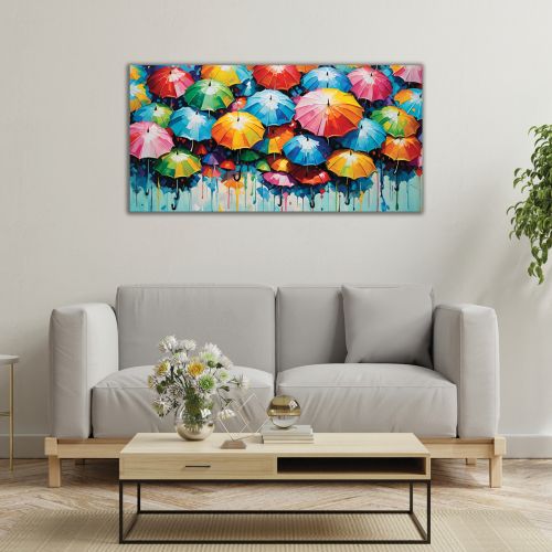 1038 Wall art decoration Colorful umbrellas